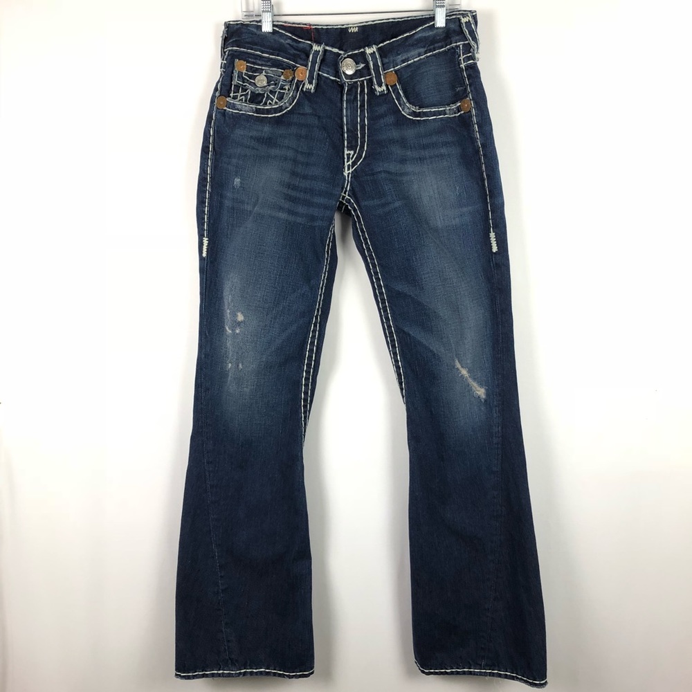 True Religion Dark Wash Bootcut Jeans